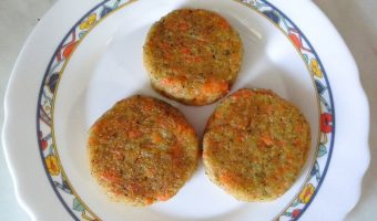 burger di carote cavolfiori e broccoli senza glutine
