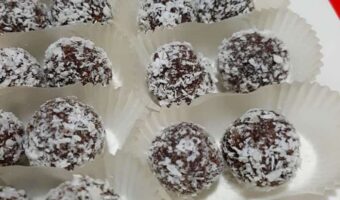 palline al cocco vegani e senza cottura