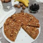 torta vegan con prugne e banane senza zucchero