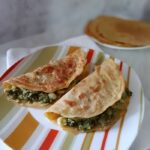 crepes con farina di ceci e piselli