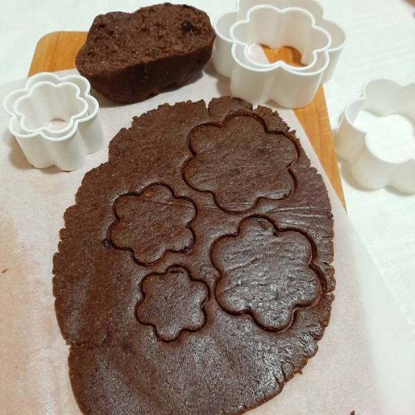 biscotti di frolla al cacao vegana