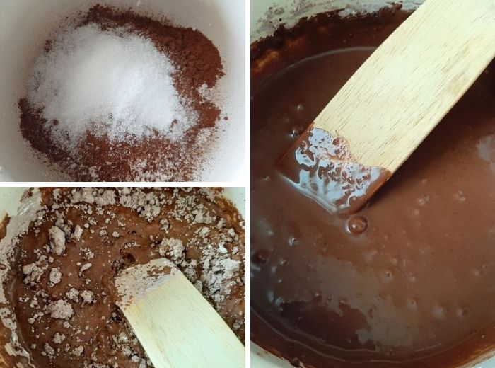 budino vegan al cacao preparazione