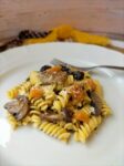 fusilli senza glutine funghi e zucca