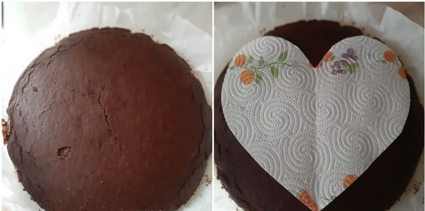 torta cuore taglio