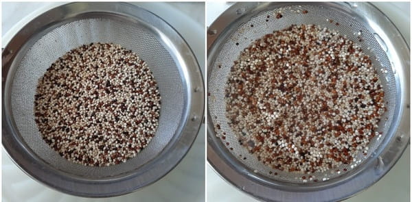 lavare quinoa