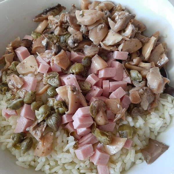 insalata di riso light preparazione