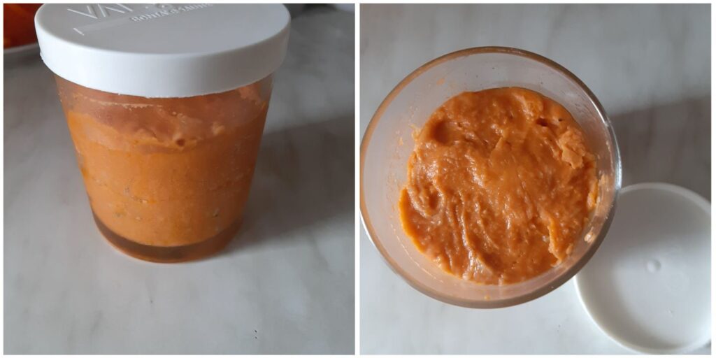 Polpettone vegano fatto rassodare nel bicchiere