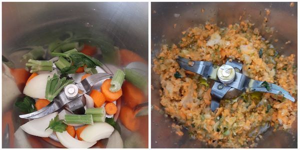 crema di piselli preparazione