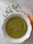 crema di piselli vegana