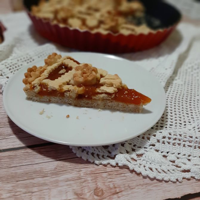 crostata primavera senza glutine e zucchero